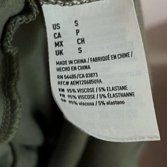 American Eagle Outfitters • Soft and Sexy Olive Green Swing Dress - Picture 3 of 5